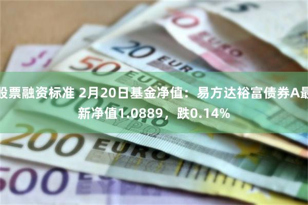 股票融资标准 2月20日基金净值：易方达裕富债券A最新净值1.0889，跌0.14%