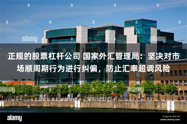 正规的股票杠杆公司 国家外汇管理局：坚决对市场顺周期行为进行纠偏，防止汇率超调风险