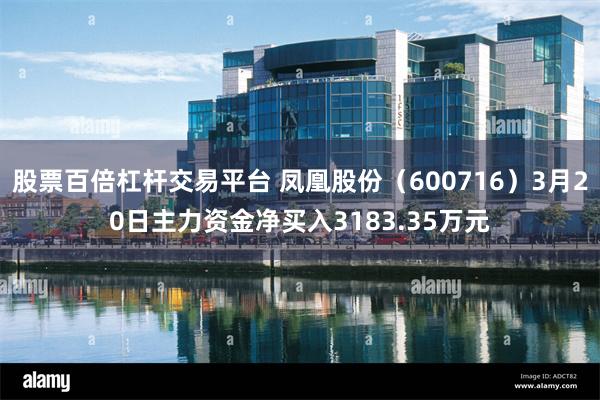 股票百倍杠杆交易平台 凤凰股份（600716）3月20日主力资金净买入3183.35万元
