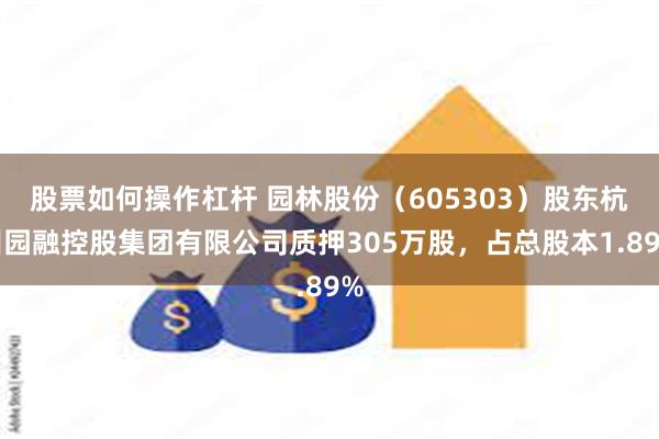 股票如何操作杠杆 园林股份（605303）股东杭州园融控股集团有限公司质押305万股，占总股本1.89%