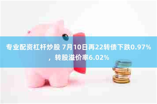 专业配资杠杆炒股 7月10日再22转债下跌0.97%，转股溢价率6.02%